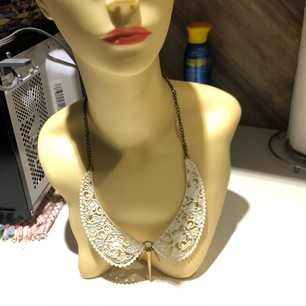 Custom made collar style necklace